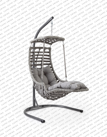 Capri Swing Alaçatı Plus Rattan Bahçe Balkon Salıncağı