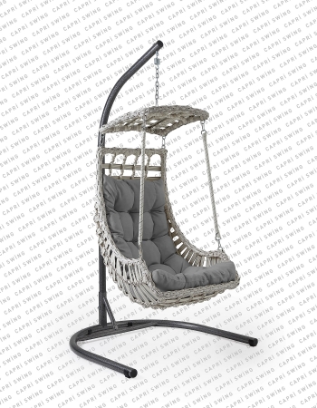 Capri Swing - Alaçatı Tekli Rattan Bahçe - Balkon Salıncağı Capri Swing - Alaçatı Tekli Rattan Bahçe - Balkon Salıncağı
