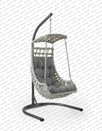 Capri Swing - Alaçatı Tekli Rattan Bahçe - Balkon Salıncağı Capri Swing - Alaçatı Tekli Rattan Bahçe - Balkon Salıncağı