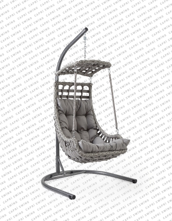 Capri Swing - Alaçatı Tekli Rattan Bahçe - Balkon Salıncağı Capri Swing - Alaçatı Tekli Rattan Bahçe - Balkon Salıncağı