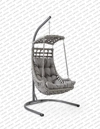 Capri Swing - Alaçatı Tekli Rattan Bahçe - Balkon Salıncağı Capri Swing - Alaçatı Tekli Rattan Bahçe - Balkon Salıncağı