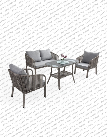 Capri Swing - Artemis İkili Rattan Bahçe - Balkon Oturma Grubu Capri Swing - Artemis İkili Rattan Bahçe - Balkon Oturma Grubu