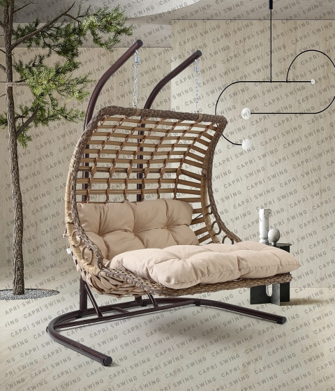 Capri Swing - Bodrum Çiftli Rattan Bahçe - Balkon Salıncağı Capri Swing - Bodrum Çiftli Rattan Bahçe - Balkon Salıncağı