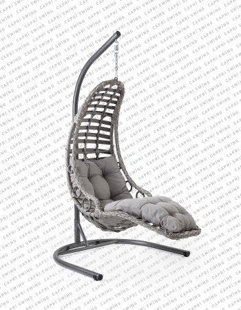 Capri Swing - Bodrum Tekli Rattan Bahçe - Balkon Salıncağı