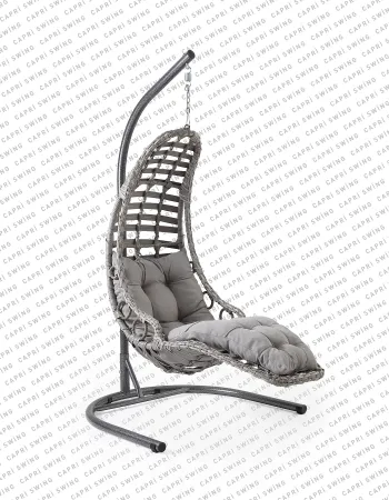 Capri Swing - Bodrum Tekli Rattan Bahçe - Balkon Salıncağı