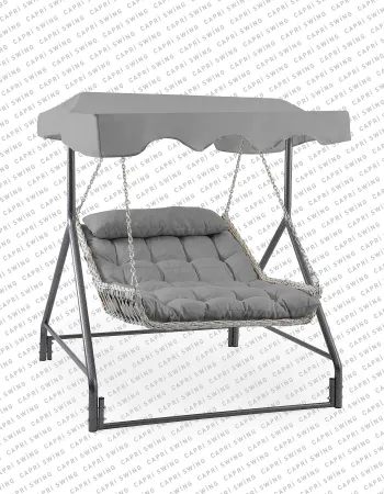 Capri Swing Capri Bed Tenteli Rattan Bahçe Balkon Salıncağı Capri Swing Capri Bed Tenteli Rattan Bahçe Balkon Salıncağı