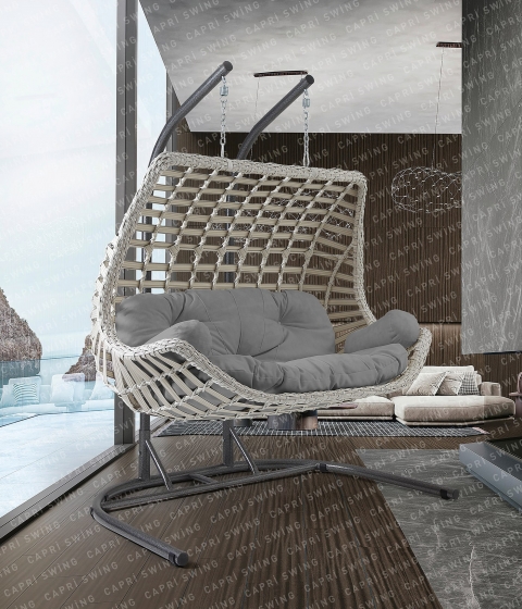 Capri Swing - Cunda Çiftli Rattan Bahçe - Balkon Salıncağı Capri Swing - Cunda Çiftli Rattan Bahçe - Balkon Salıncağı