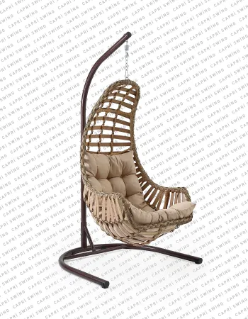 Capri Swing Datça Rattan Bahçe Balkon Salıncağı