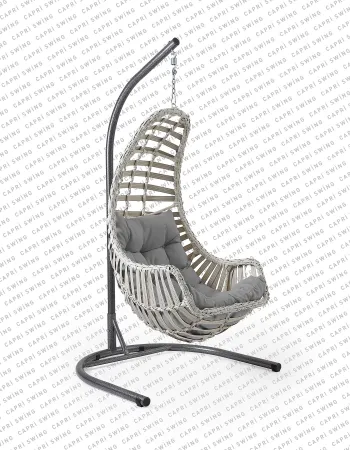 Capri Swing Datça Rattan Bahçe Balkon Salıncağı