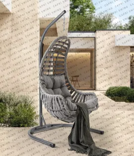 Capri Swing Datça Rattan Bahçe Balkon Salıncağı