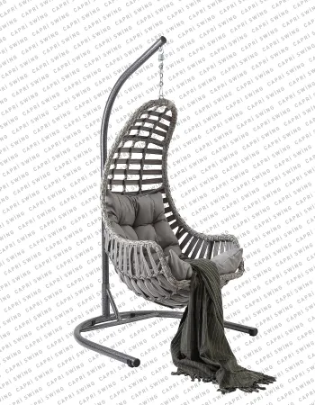 Capri Swing Datça Rattan Bahçe Balkon Salıncağı