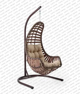Capri Swing Datça Rattan Bahçe Balkon Salıncağı