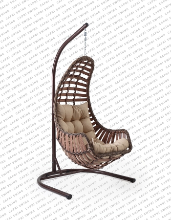 Capri Swing Datça Rattan Bahçe Balkon Salıncağı Capri Swing Datça Rattan Bahçe Balkon Salıncağı