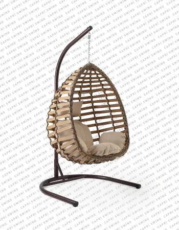 Capri Swing Gümbet Rattan Bahçe Balkon Salıncağı Capri Swing Gümbet Rattan Bahçe Balkon Salıncağı