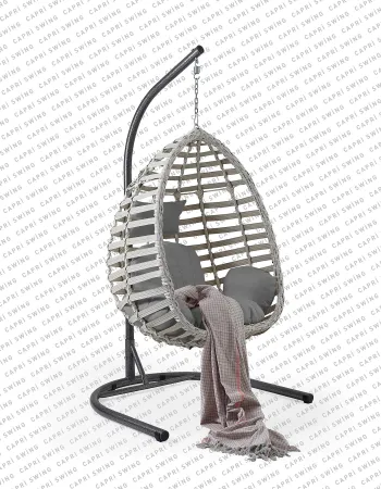 Capri Swing Gümbet Rattan Bahçe Balkon Salıncağı Capri Swing Gümbet Rattan Bahçe Balkon Salıncağı
