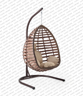 Capri Swing Gümbet Rattan Bahçe Balkon Salıncağı Capri Swing Gümbet Rattan Bahçe Balkon Salıncağı