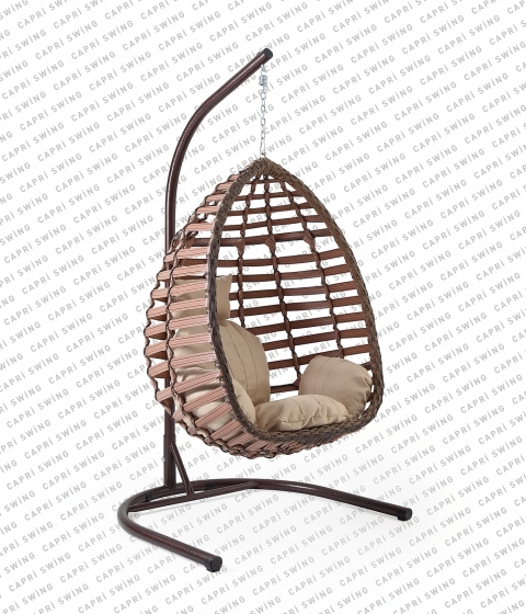 Capri Swing Gümbet Rattan Bahçe Balkon Salıncağı Capri Swing Gümbet Rattan Bahçe Balkon Salıncağı