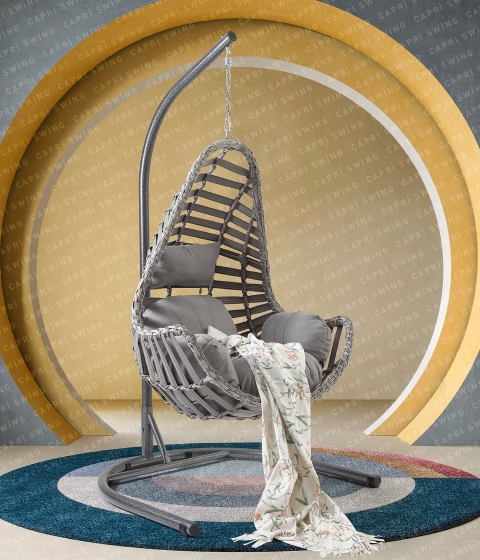 Capri Swing Milas Rattan Bahçe Balkon Salıncağı Capri Swing Milas Rattan Bahçe Balkon Salıncağı