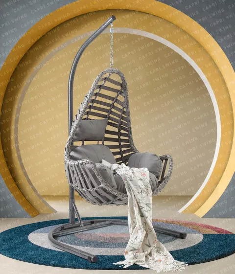 Capri Swing Milas Rattan Bahçe Balkon Salıncağı Capri Swing Milas Rattan Bahçe Balkon Salıncağı