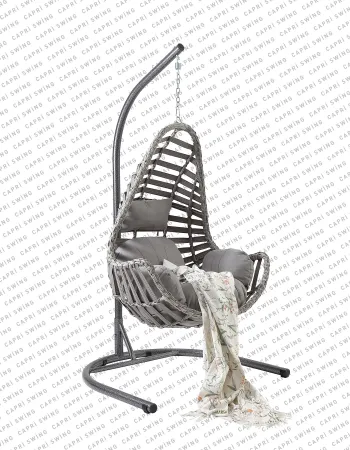 Capri Swing Milas Rattan Bahçe Balkon Salıncağı