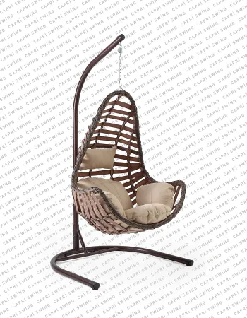 Capri Swing Milas Rattan Bahçe Balkon Salıncağı