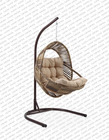 Capri Swing Nobel Rattan Bahçe Balkon Salıncağı
