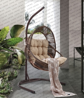 Capri Swing Nobel Rattan Bahçe Balkon Salıncağı Capri Swing Nobel Rattan Bahçe Balkon Salıncağı