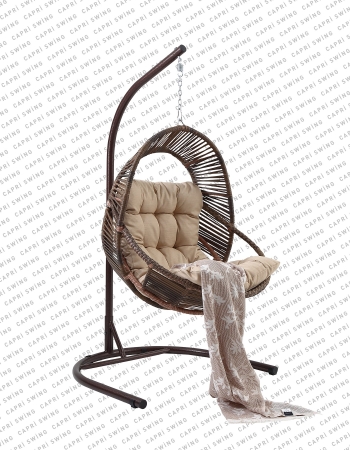 Capri Swing Nobel Rattan Bahçe Balkon Salıncağı